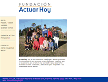 Tablet Screenshot of actuarhoy.org.ar